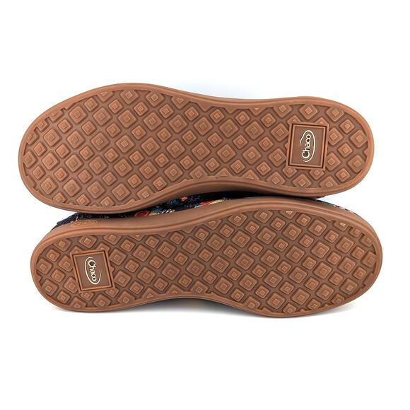 Chaco Ionia Canvas Loafers Womens 7.5 Navy Floral Slip On Sneakers Boho Cottage - Picture 9 of 9